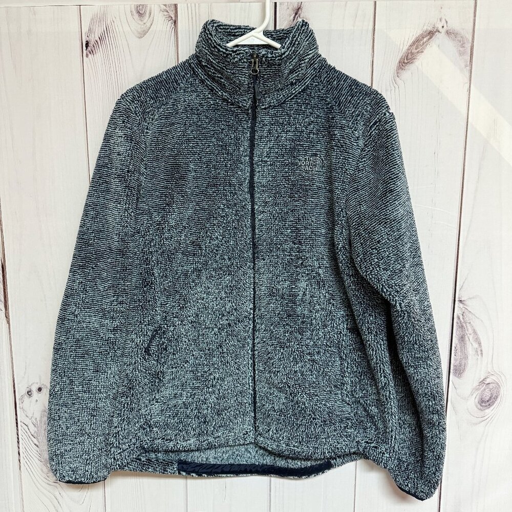 The North Face‎ Osito Jacket Women’s Large Blue Heather EUC